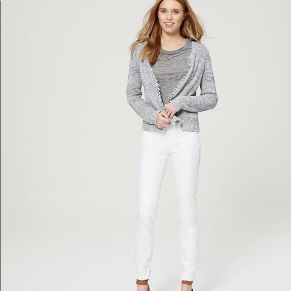 Loft Modern Skinny Jean’s cream color